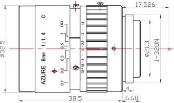 Объектив AZURE PHOTONICS для камеры